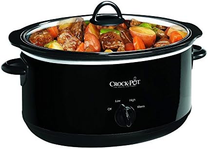 8 Quart Manual Slow Cooker – Black - Curated Catalog Z0
