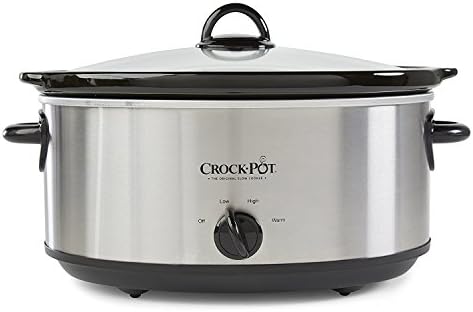 7 Quart Oval Manual Slow Cooker – Stainless Steel - Curated Catalog A9