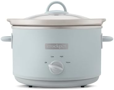 4.5 Quart Manual Slow Cooker – Macaroon Blue - Curated Catalog T3