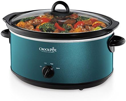 7 Quart Manual Slow Cooker – Turquoise - Curated Catalog X0
