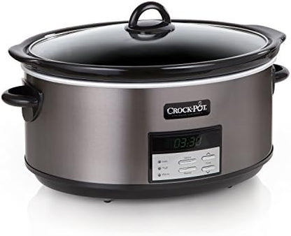 8 Quart Programmable Slow Cooker with Auto Warm - Curated Catalog U7