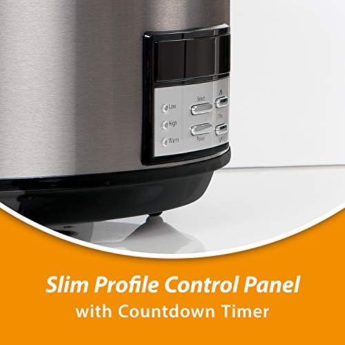 8 Quart Programmable Slow Cooker with Auto Warm - Curated Catalog U7