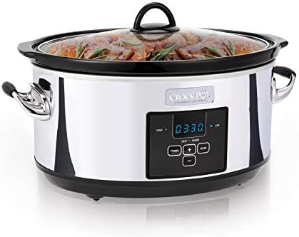 7 Quart Programmable Slow Cooker – Polished Platinum - Curated Catalog A1