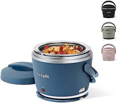 Electric Lunch Box Food Warmer 20oz – Faded Blue - Curated Catalog F4