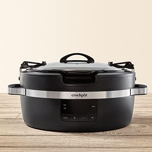 Thermoshield 6 Quart Slow Cooker with Carry Handles - Curated Catalog I9