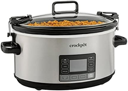 7 Quart Portable Programmable Slow Cooker with Timer - Curated Catalog L2
