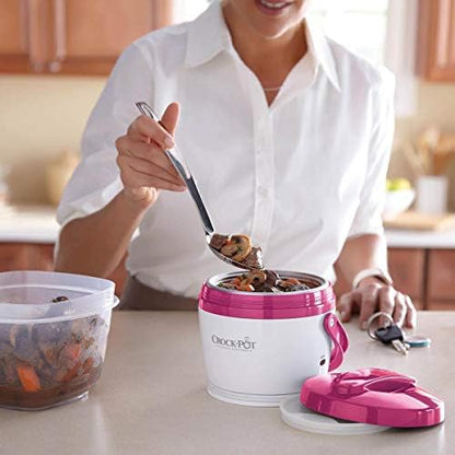 Lunch Crock Portable Food Warmer 20oz – Pink - Curated Catalog M2