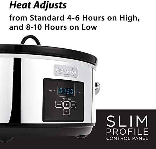 7 Quart Programmable Slow Cooker – Polished Platinum - Curated Catalog A1