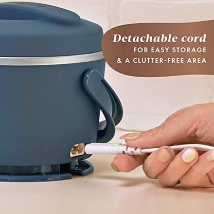 Electric Lunch Box Food Warmer 20oz – Faded Blue - Curated Catalog H9