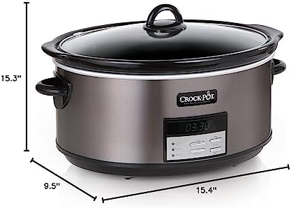 8 Quart Programmable Slow Cooker with Auto Warm - Curated Catalog U7