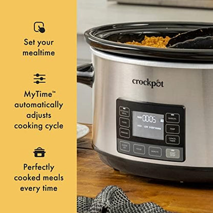 7 Quart Portable Programmable Slow Cooker with Timer - Curated Catalog L2