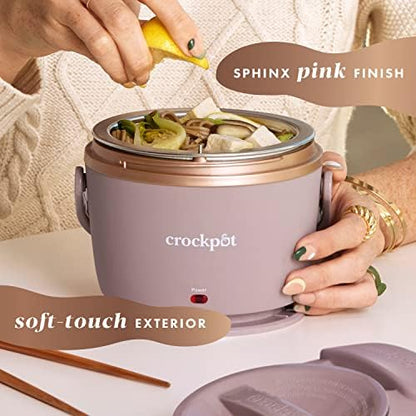 Electric Lunch Box Food Warmer 20oz – Blush Pink - Curated Catalog L8