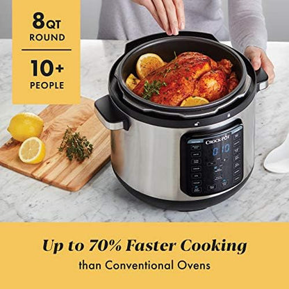 8 Quart Express Crock Multi-Use Pressure Cooker - Curated Catalog W4