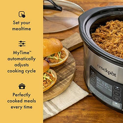 MyTime 6 Quart Programmable Slow Cooker - Curated Catalog S4