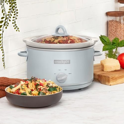 4.5 Quart Manual Slow Cooker – Macaroon Blue - Curated Catalog T3