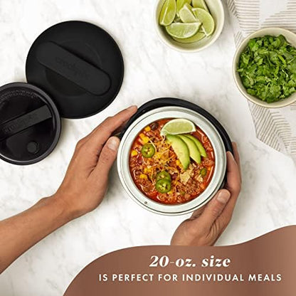 Electric Lunch Box Food Warmer 20oz – Black - Curated Catalog H3