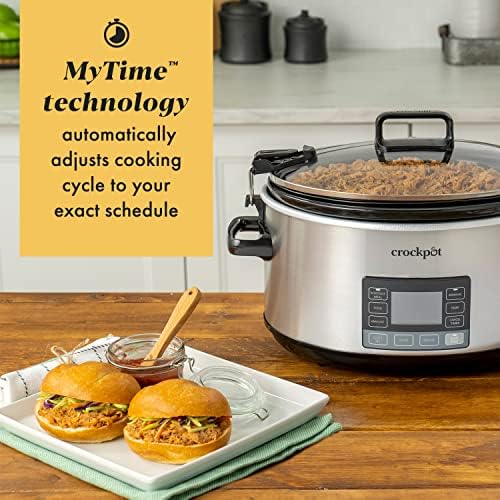 7 Quart Portable Programmable Slow Cooker with Timer - Curated Catalog L2