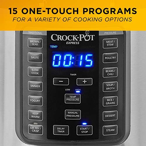 Express Crisp 8 Quart 10-in-1 Pressure Cooker - Curated Catalog U1