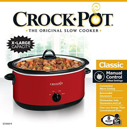 Express Crock 8 Quart Programmable Slow Cooker - Curated Catalog D0