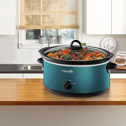 7 Quart Manual Slow Cooker – Turquoise - Curated Catalog X0