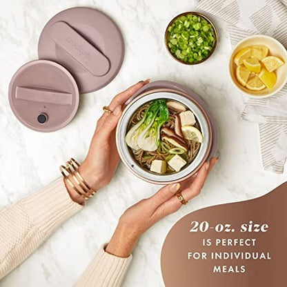 Electric Lunch Box Food Warmer 20oz – Blush Pink - Curated Catalog L8