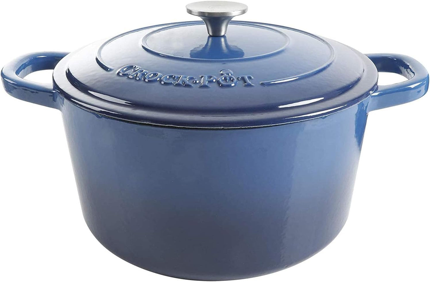 3 Quart Enameled Cast Iron Dutch Oven – Aqua - Curated Catalog E8