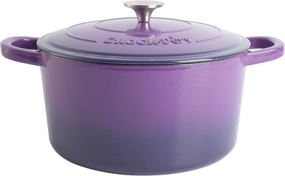 3 Quart Enameled Cast Iron Dutch Oven – Aqua - Curated Catalog K6