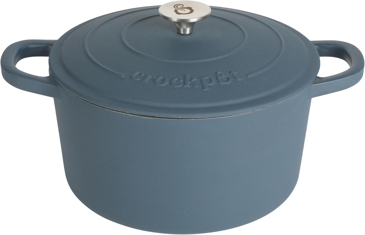 3 Quart Enameled Cast Iron Dutch Oven – Aqua - Curated Catalog K6