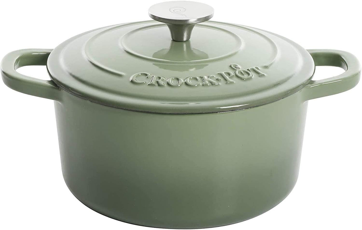 3 Quart Enameled Cast Iron Dutch Oven – Aqua - Curated Catalog K6