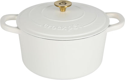 3 Quart Enameled Cast Iron Dutch Oven – Aqua - Curated Catalog E8