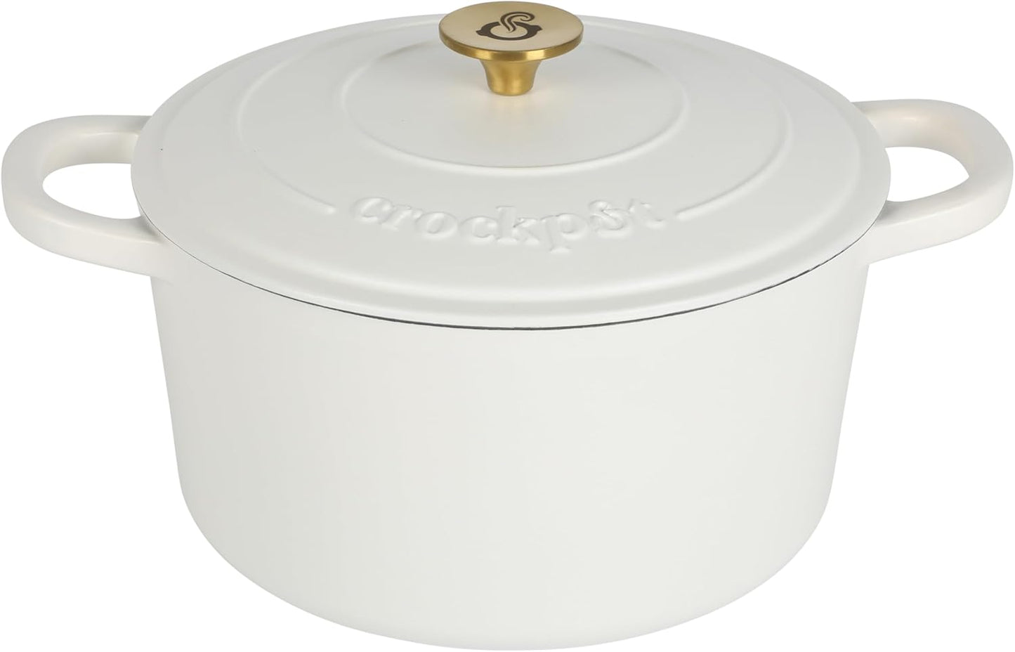 3 Quart Enameled Cast Iron Dutch Oven – Aqua - Curated Catalog K6