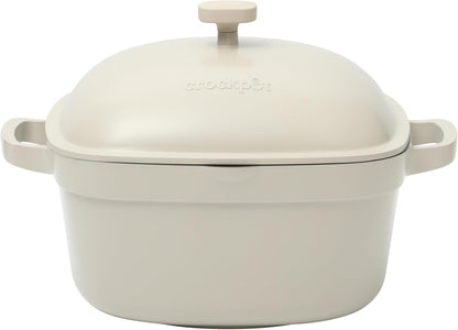3 Quart Enameled Cast Iron Dutch Oven – Aqua - Curated Catalog K6