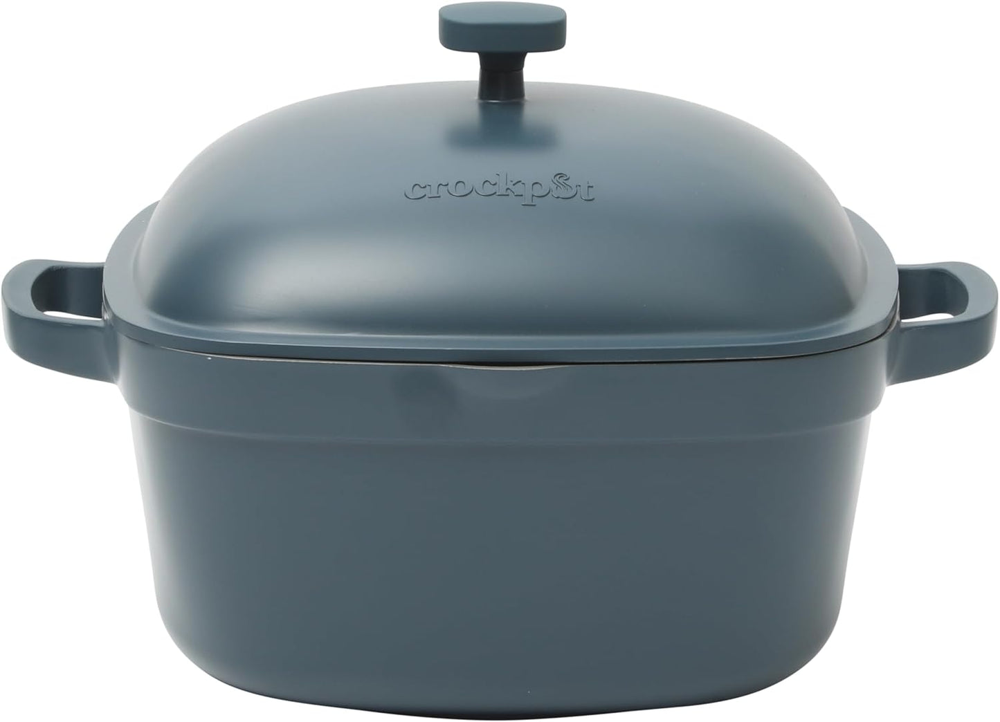 3 Quart Enameled Cast Iron Dutch Oven – Aqua - Curated Catalog E8